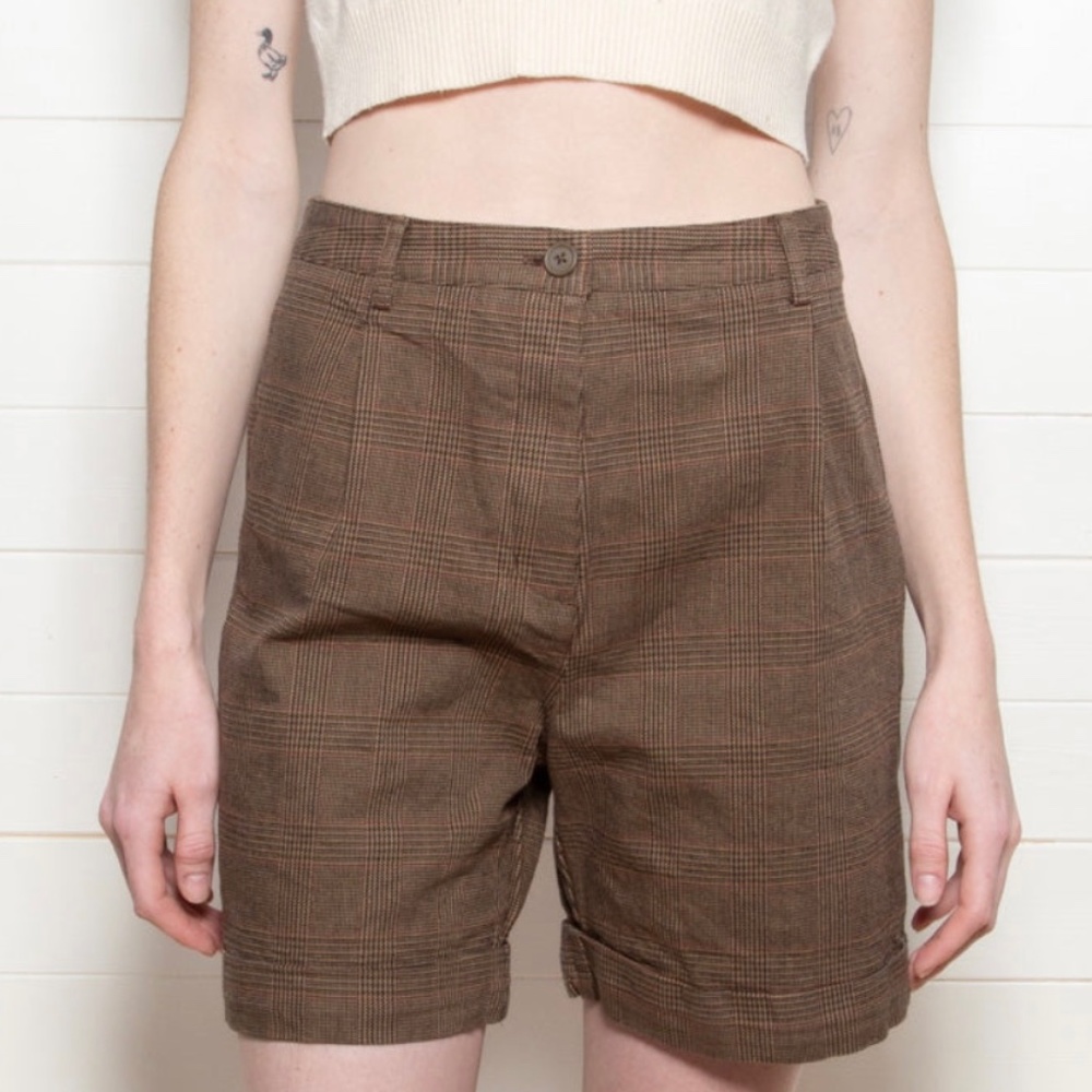 Amelia Houndstooth Shorts